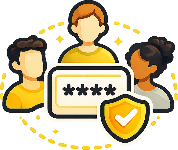 Community members protecting shared app codes
