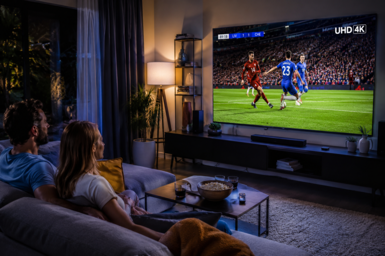 Best IPTV for Firestick streaming live football in ultra HD on a smart TV